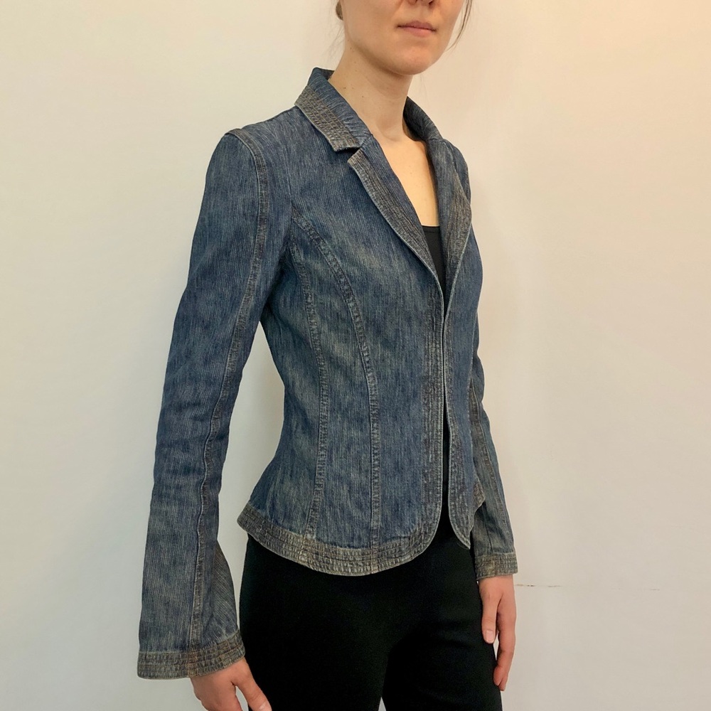 Diane Von Furstenberg Denim Jacket Blazer